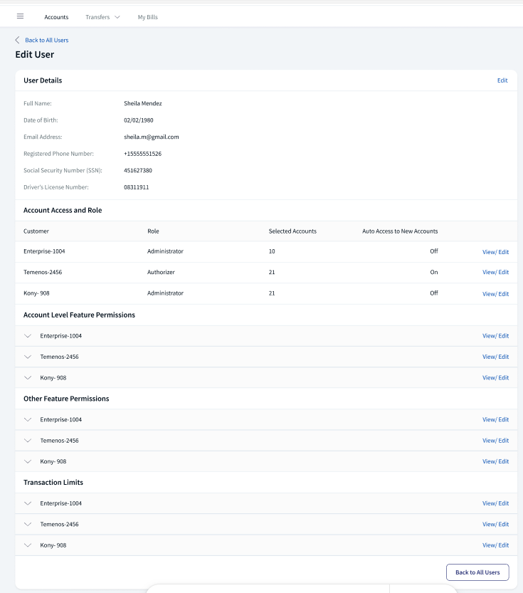 User Management Overview